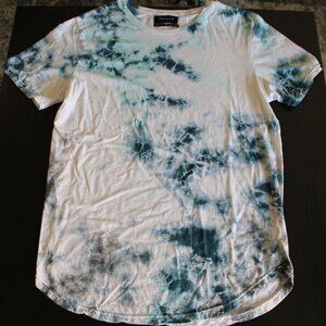 PacSun Scalloped Tee - Ocean Tie Dye